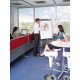 Flipchart Magnetic cu Trepied SHARK, 68x100 cm, Inaltime Ajustabila, Tabla Magnetica Alba, Tabla pentru Prezentari