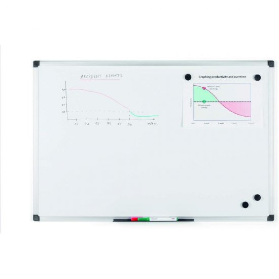 Tabla Magnetica (Whiteboard), 240x120 cm, Suprafata Metalica Lacuita, Tabla de Conferinta, Tabla Scolara,Tabla Whiteboard,Instrumente de Prezentare