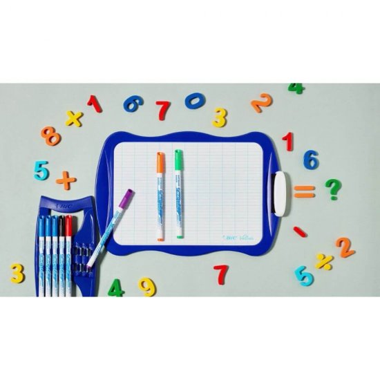 Whiteboard BIC Velleda Kids, Dimensiuni 20x30 cm, Tabla BIC, Tabla Alba, Tabla Alba BIC, Tabla Velleda, Tabla Copii, Tabla Alba Copii, Tabla Alba de Scris, Tabla Alba Mica, Tabla Alba Whiteboard, Whiteboard , Tabla Magnetica