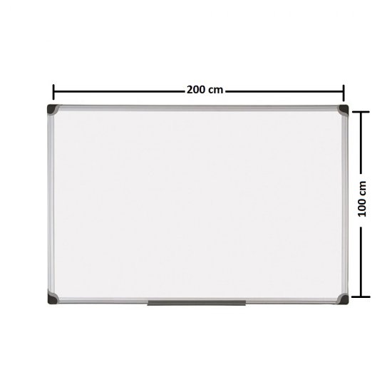 Tabla Magnetica (Whiteboard), 100x200 cm, Suprafata Metalica Lacuita, Tabla de Conferinta, Tabla Scolara, Tabla Whiteboard, Instrumente de Prezentare