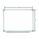 Tabla Whiteboard Magnetica DACO, 120x240 cm, Suprafata Metalica Lacuita, Rama din Aluminiu, Kit de Instalare, Tabla de Scris Profesionala, Tabla Scolara, Tabla de Conferinta, Table Whiteboard, Table Magnetice, Table Scolare