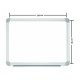 Tabla Whiteboard Magnetica DACO, 90x120 cm, Suprafata Metalica Lacuita, Rama din Aluminiu, Kit de Instalare, Tabla de Scris Profesionala, Tabla Scolara, Tabla de Conferinta, Table Whiteboard, Table Magnetice, Table Scolare