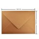 Plicuri Aramii C6 DACO, 25 Buc/Set, 162x114 mm, 120 g/m², cu Clapeta Gumata, Plic Aramiu, Plic Colorat, Plicuri cu Clapeta Gumata, Plicuri C6 cu Clapeta Gumata, Plicuri cu Inchidere Gumata, Plicuri Colorate, Plicuri C6 Colorate