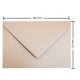 Plicuri Nude C6 DACO, 25 Buc/Set, 162x114 mm, 120 g/m², cu Clapeta Gumata, Plic Nude Sidefat, Plic Colorat, Plicuri cu Clapeta Gumata, Plicuri C6 cu Clapeta Gumata, Plicuri cu Inchidere Gumata, Plicuri Colorate, Plicuri C6 Colorate