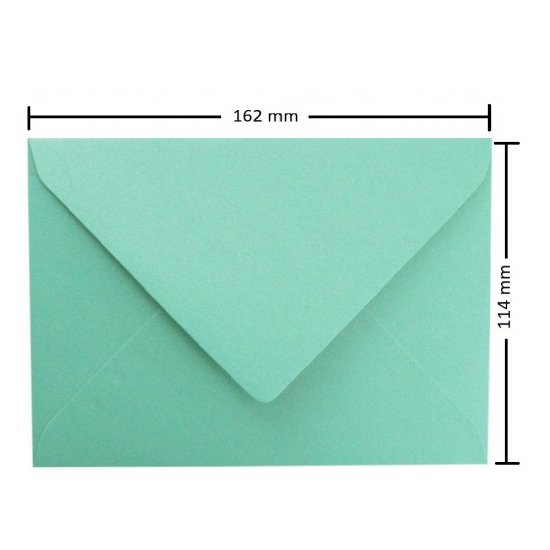 Plicuri Turcoaz C6 DACO, 25 Buc/Set, 162x114 mm, 120 g/m², cu Clapeta Gumata, Plic Turcoaz Sidefat, Plic Colorat, Plicuri cu Clapeta Gumata, Plicuri C6 cu Clapeta Gumata, Plicuri cu Inchidere Gumata, Plicuri Colorate, Plicuri C6 Colorate