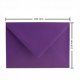 Plicuri Violet C6 DACO, 25 Buc/Set, 162x114 mm,120 g/m², cu Clapeta Gumata, Plic Violet Sidefat, Plic Colorat, Plicuri cu Clapeta Gumata, Plicuri C6 cu Clapeta Gumata, Plicuri cu Inchidere Gumata, Plicuri Colorate, Plicuri C6 Colorate