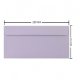 Plicuri Lila DL DACO, 25 Buc/Set, 110x220 mm, 120 g/m², cu Clapeta Siliconica, Plic Lila, Plic Colorat, Plicuri cu Clapeta Siliconica, Plicuri DL cu Lipire Siliconica, Plicuri Colorate, Plicuri DL Colorate