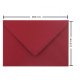 Plicuri Visinii C6 DACO, 25 Buc/Set, 162x114 mm, 120 g/m², cu Clapeta Gumata, Plic Visiniu, Plic Colorat, Plicuri cu Clapeta Gumata, Plicuri C6 cu Clapeta Gumata, Plicuri cu Inchidere Gumata, Plicuri Colorate, Plicuri C6 Colorate