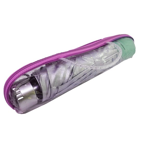 Umbrela Gri, Ambalaj Tansparent cu Fermoar Roz, Umbrela, Umbrela Mica, Umbrela cu Poseta, Umbrela Ploaie, Umbrela Geanta, Umbrela Pliabila Ploaie, Umbrela de Buzunar