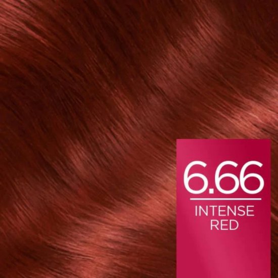 Vopsea de Par Permanenta L'OREAL Paris Excellence Creme 6.66, Rosu Intens, 192 ml, Cu Amoniac, Vopsea de Par, Vopsea de Par Permanenta, Vopsea de Par L'OREAL, Vopsea de Par L'OREAL Paris Excellence, Vopsea Permanenta L'OREAL