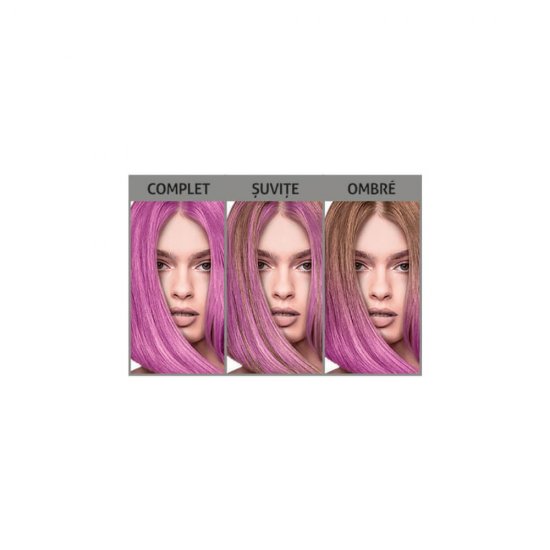 Vopsea Crema de Par Semipermanenta, LONCOLOR Go Crazy C96, Cyclamen, 100 ml, Vopsea de Par Semipermanenta, Crema Semipermanenta LONCOLOR Cyclamen, Vopseluri de Par LONCOLOR, Crema Semipermanenta LONCOLOR Go Crazy Cyclamen
