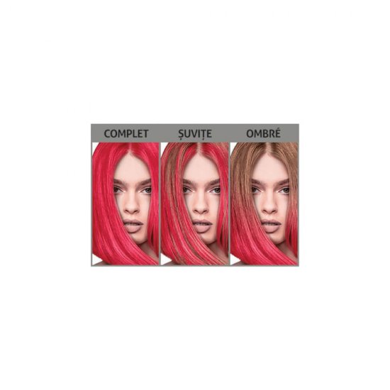 Vospea Crema de Par Semipermanenta, LONCOLOR Go Crazy R66, Rosu, 100 ml, Vopsea Semipermanenta pentru Par, Crema Coloranta LONCOLOR Go Crazy Nuanta Rosu, Vopsea de Par Semipermanenta LONCOLOR