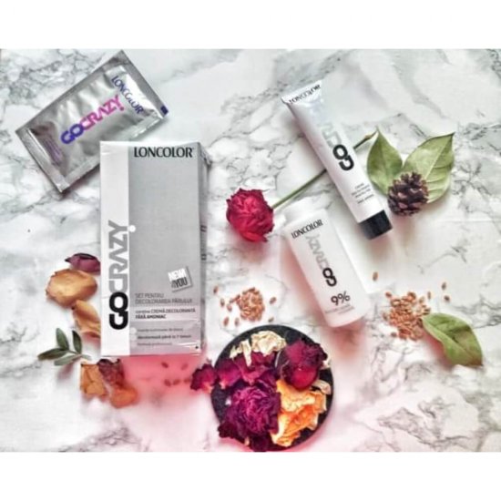 Vopsea Crema Decoloranta Par LONCOLOR Go Crazy, fara Amoniac, 120 ml, Vopsea Crema Decoloranta LONCOLOR, Vopsea Decoloranta pentru Par LONCOLOR Go Crazy, Vopsea Crema Decoloranta fara Amoniac
