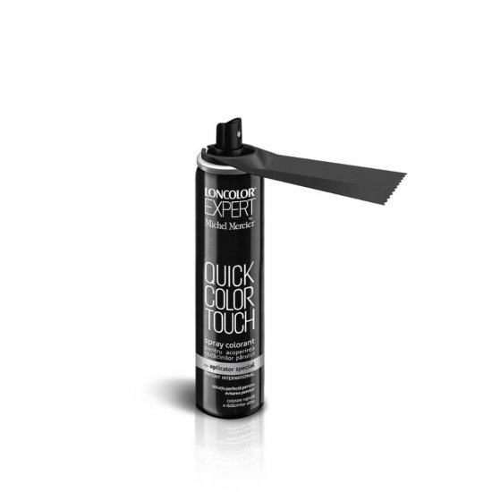 Vopsea Par Spray Radacini, LONCOLOR Expert Quick Color Touch, Castaniu Deschis, 120 ml, Spray Acoperire Radacini Crescute, Spray pentru Radacini LONCOLOR, Spray Radacini Castaniu Deschis, Spray Retusare Radacini LONCOLOR Expert Quick Color Touch