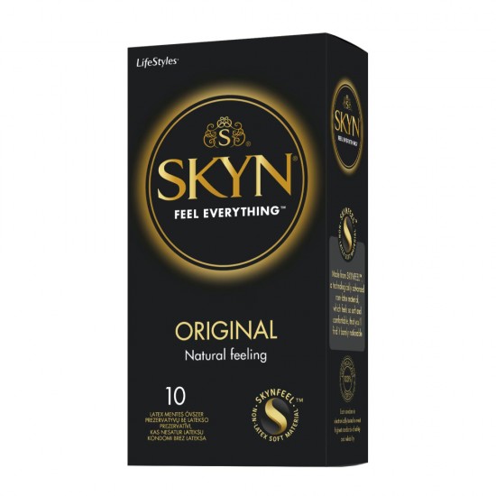 LifeStyles Skyn Prezervativ Non Latex Original, 10 Buc/Set