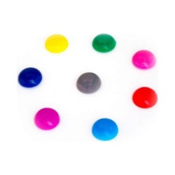 Set 8 Magneti, Dimensiune 20 mm, Diverse Culori Set 8 Magneti, Dimensiune 20 mm, Diverse Culori