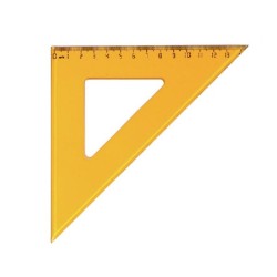Echer Ark din Plastic, 21 cm, 30/60, Material Plastic, Culoare Portocaliu Echer Ark din Plastic, 21 cm, 30/60, Material Plastic, Culoare Portocaliu