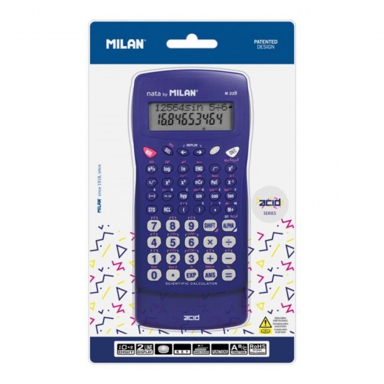 Calculator Stiintific Milan, 10 Digits, Corp Plastic, Culoare Albastru