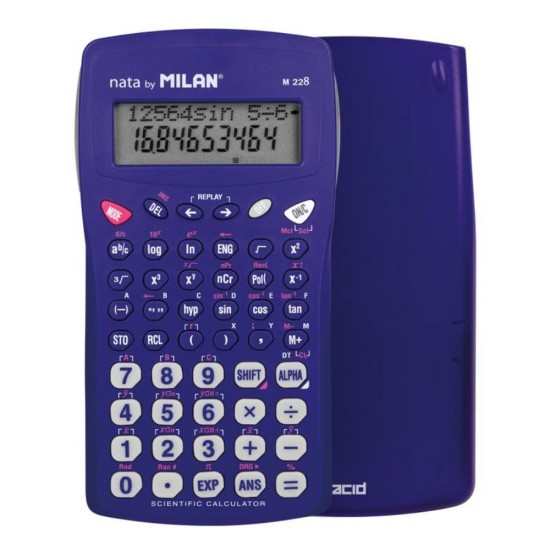 Calculator Stiintific Milan, 10 Digits, Corp Plastic, Culoare Albastru