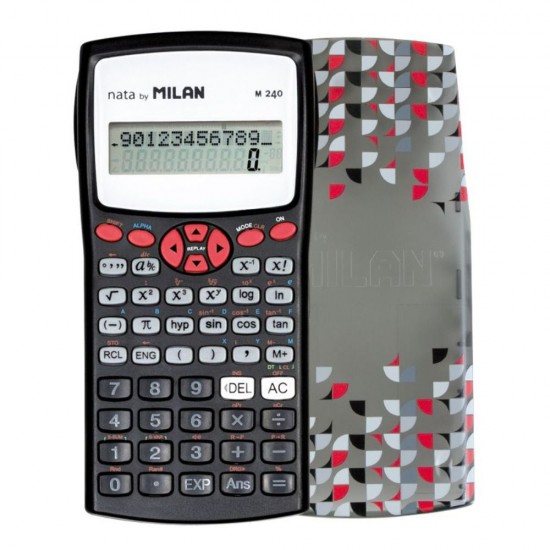 Calculator Stiintific Milan, 12 Digits, 240 Functii, Corp Plastic Multicolor