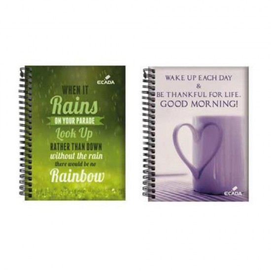 Bloc Notes A6 Ecada DR, 80 File