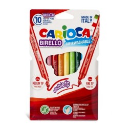Set 10 Carioci Carioca, 2 Capete, 10 Culori Set 10 Carioci Carioca, 2 Capete, 10 Culori