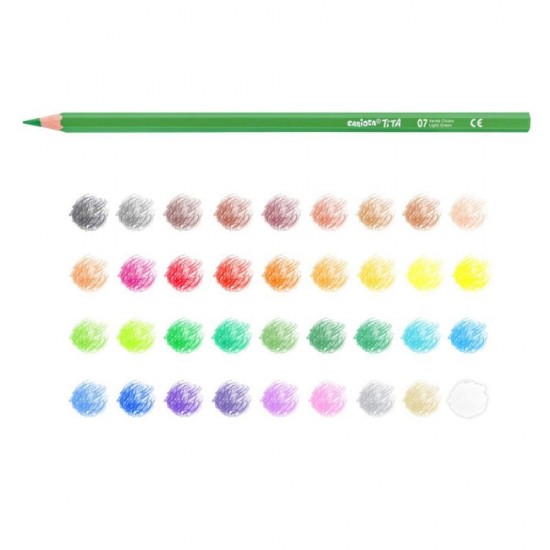 Creioane Colorate Carioca, 120 Buc/Set