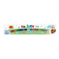 Creioane Colorate Carioca, 80 Culori, 80 Buc/Set Creioane Colorate Carioca, 80 Culori, 80 Buc/Set