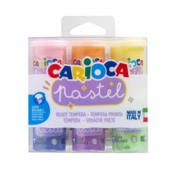 Culori Tempera Pastel Carioca, 6x25 g Culori Tempera Pastel Carioca, 6x25 g