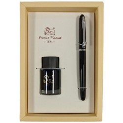Set Stilou si Calimara de Cerneala Picasso, Culoare Negru, Model 656N Set Stilou si Calimara de Cerneala Picasso, Culoare Negru, Model 656N