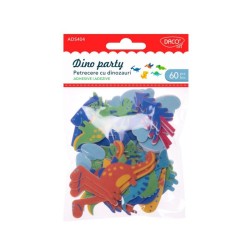 Accesorii Craft Daco Petrecere cu Dinozauri, 60 Buc/Set, Modele Diferite, Dimensiuni Diferite, Multicolor Accesorii Craft Daco Petrecere cu Dinozauri, 60 Buc/Set, Modele Diferite, Dimensiuni Diferite, Multicolor