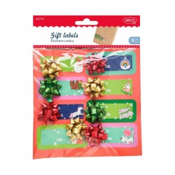 Etichete Cadou Daco, Dimensiune 7.5 x 3.2 cm, 8 Buc/Set