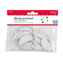 Ghirlanda Festiva Daco din Hartie, Diametru 5 cm