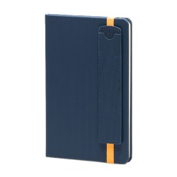 Agenda Nedatata Daco, 160 Pagini, Inchidere cu Elastic, Dimensiuni 130x205 mm, Culoare Albastru Inchis