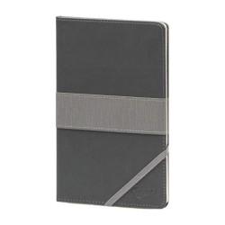 Agenda Nedatata Daco, 160 Pagini, Inchidere cu Elastic, Dimensiuni 130x205 mm, Culoare Gri