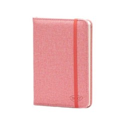 Agenda Nedatata Daco, 160 Pagini, Inchidere cu Elastic, Dimensiuni 105x148 mm, Culoare Roz