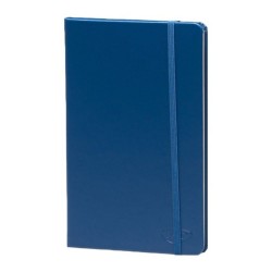 Agenda Nedatata Daco, 160 Pagini, Inchidere cu Elastic, Dimensiuni 105x148 mm, Culoare Albastru
