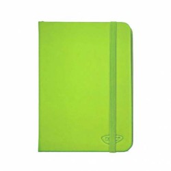 Agenda Nedatata Daco, 160 Pagini, Inchidere cu Elastic, Dimensiuni 105x148 mm, Culoare Verde