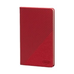 Agenda Nedatata Daco, 160 Pagini, Dimensiuni 105x148 mm, Culoare Rosu