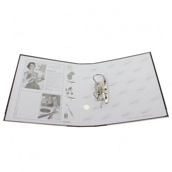 Biblioraft Plastifiat Daco, Culoare Lila, 75 mm