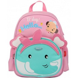 Ghiozdann Gradinita Daco, Model GH234, 1 Compartiment, 2 Fermoare, Dimensiune 320x250x150 mm, Culoare Roz