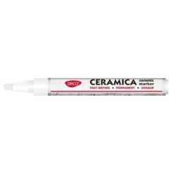 Marker pentru Ceramica Daco, Culoare Alb, Model MK502W