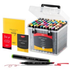 Marker Grafic Daco, Model Art Duet, 80 Buc/Set