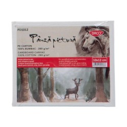 Panza pentru Pictura pe Carton Daco, Dimensiune 10x12 cm Panza pentru Pictura pe Carton Daco, Dimensiune 10x12 cm