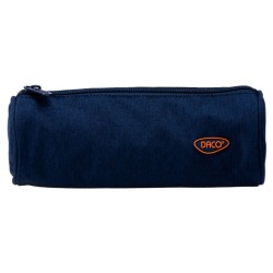 Penar Tip Borseta Daco cu Fermoar, Dimensiuni 21x7x7 cm, Material Poliester, Culoare Albastru