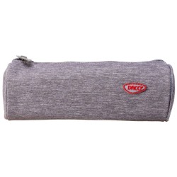 Penar Tip Borseta Daco cu Fermoar, Dimensiuni 21x7x7 cm, Material Poliester, Culoare Gri