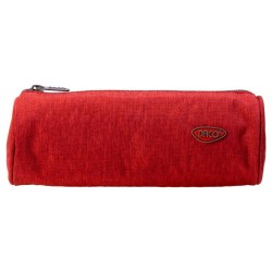 Penar Tip Borseta Daco cu Fermoar, Dimensiuni 21x7x7 cm, Material Poliester, Culoare Rosu