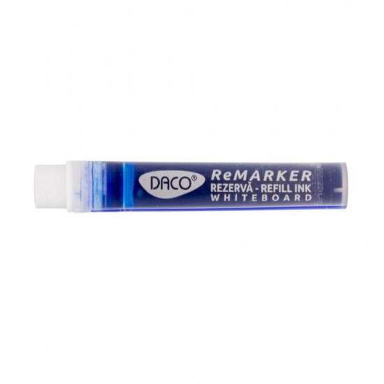 Rezerva MArker Daco, Pentru Tabla Magnetica, Cantitate 3 ml, Culoare Albastru, Model RZ231A
