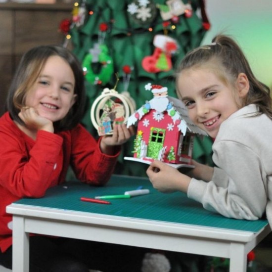 Set Creativ Daco, Model Casa lu' Mosu, Dimensiune 17x19 cm