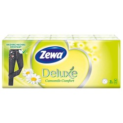 Servetele Zewa Deluxe Camomile, 3 Straturi, 10 Pac/Set Servetele Zewa Deluxe Camomile, 3 Straturi, 10 Pac/Set